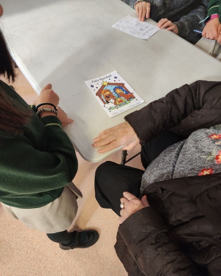 Entrega de postales navideñas